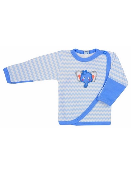 Dojčenská košieľka Bobas Fashion Dominik modrá