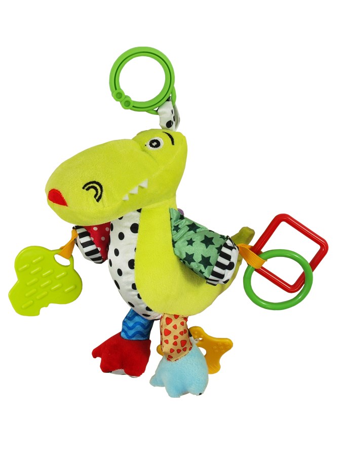 Plyšová hračka so zvukom Baby Mix Krokodýlik