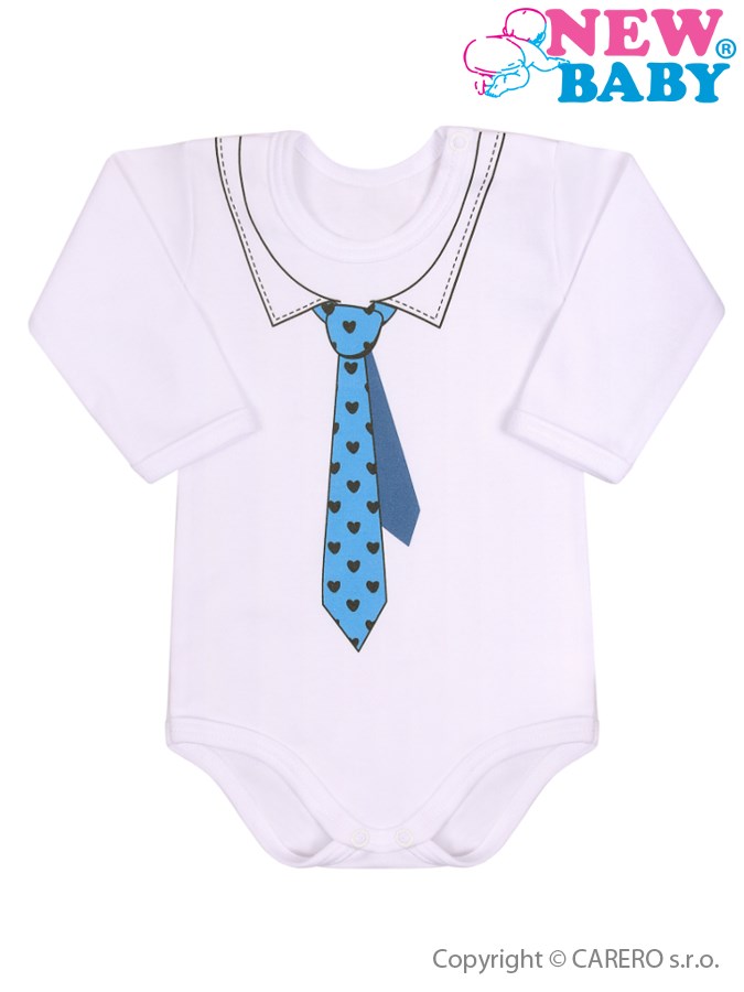 Dojčenské body s kravatou New Baby