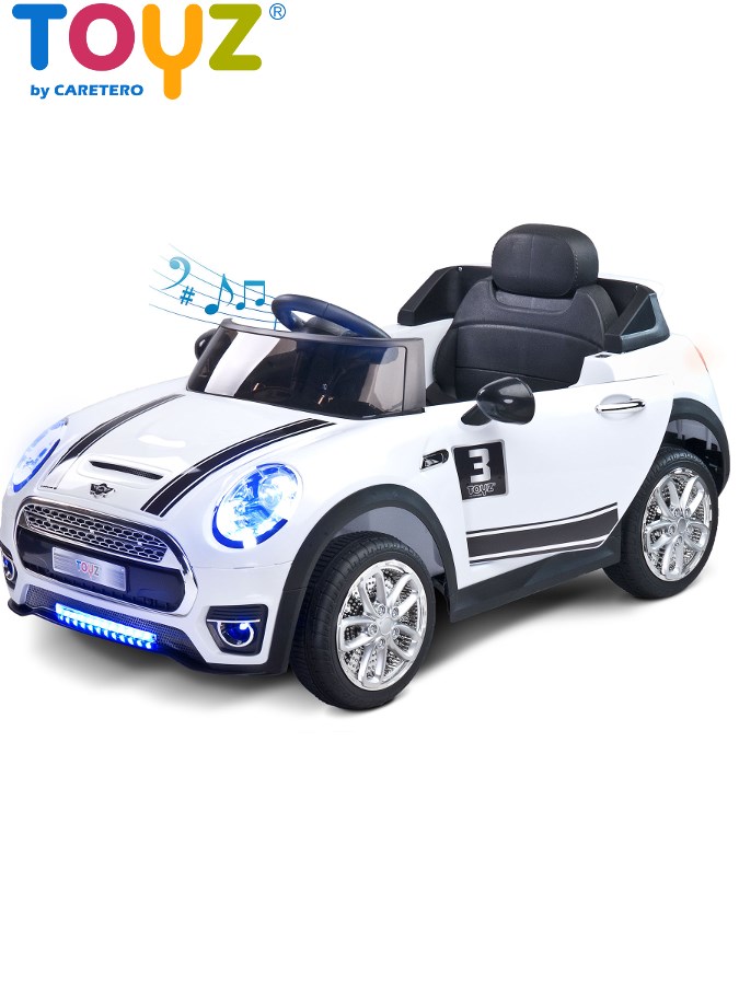 Elektrické autíčko Toyz Maxi biele