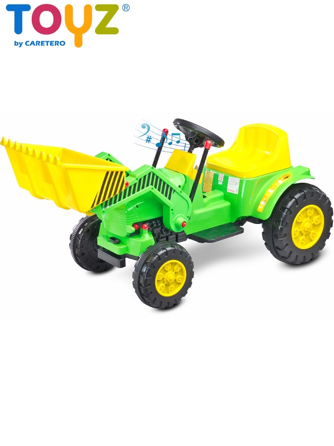 Elektrický bager Toyz Bulldozer zelený
