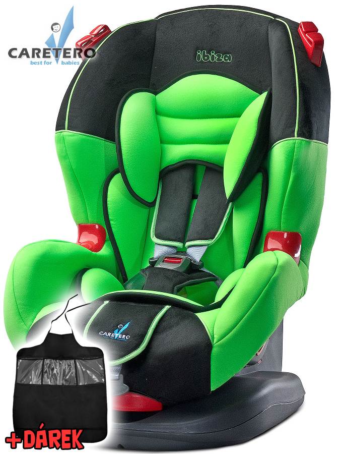 Autosedačka CARETERO IBIZA New green 2016 + darček