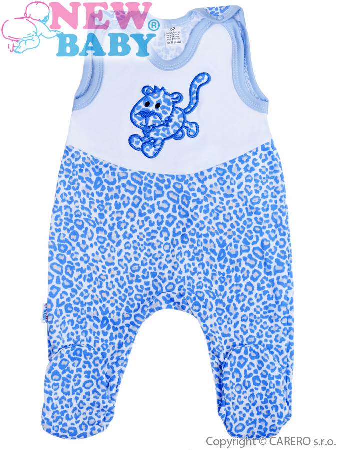 Dojčenské dupačky New Baby Leopardík modré