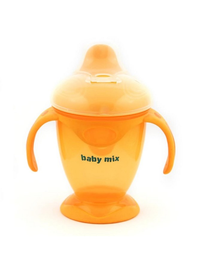 Detský kúzelný hrnček Baby Mix 200 ml oranžový