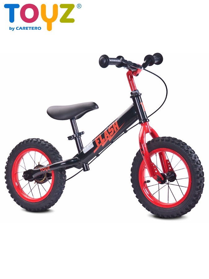 Detské odrážadlo bicykel Toyz Flash black-red