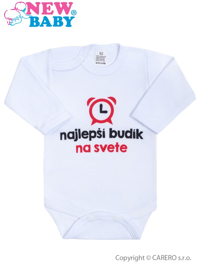 Body s potlačou New Baby najlepší budík na svete