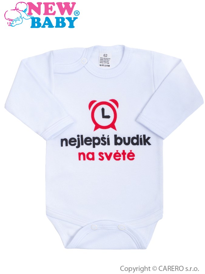 Body s potlačou New Baby najlepší budík na svete