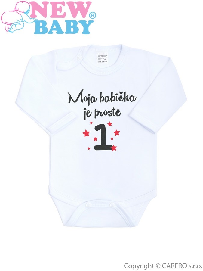 Body s potlačou New Baby Moja babička je proste jednotka