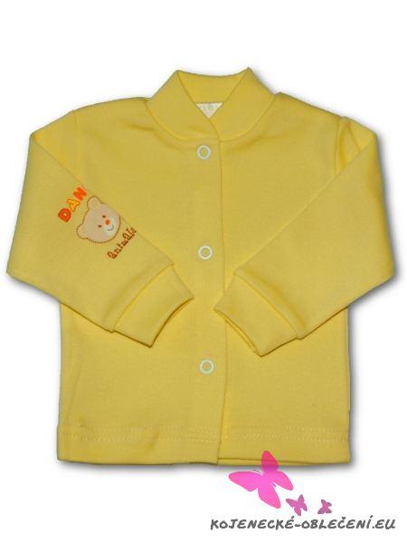 Dojčenský kabátik New Baby žltý