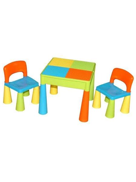 Detská sada stolček a dve stoličky multi color