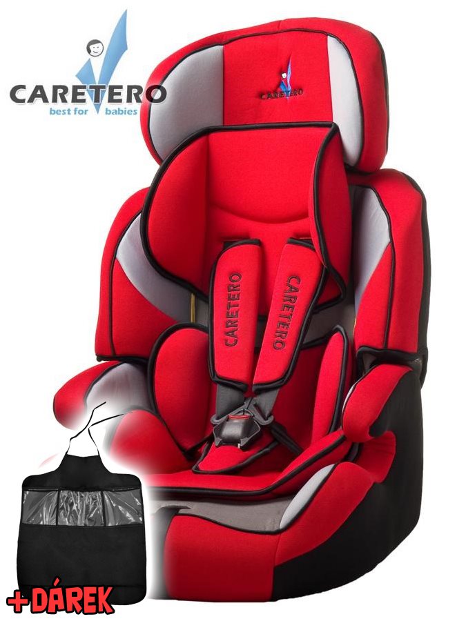 Autosedačka CARETERO Falcon New red 2016