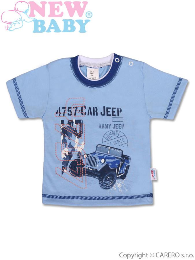 Detské tričko s krátkym rukávom New Baby Army Jeep
