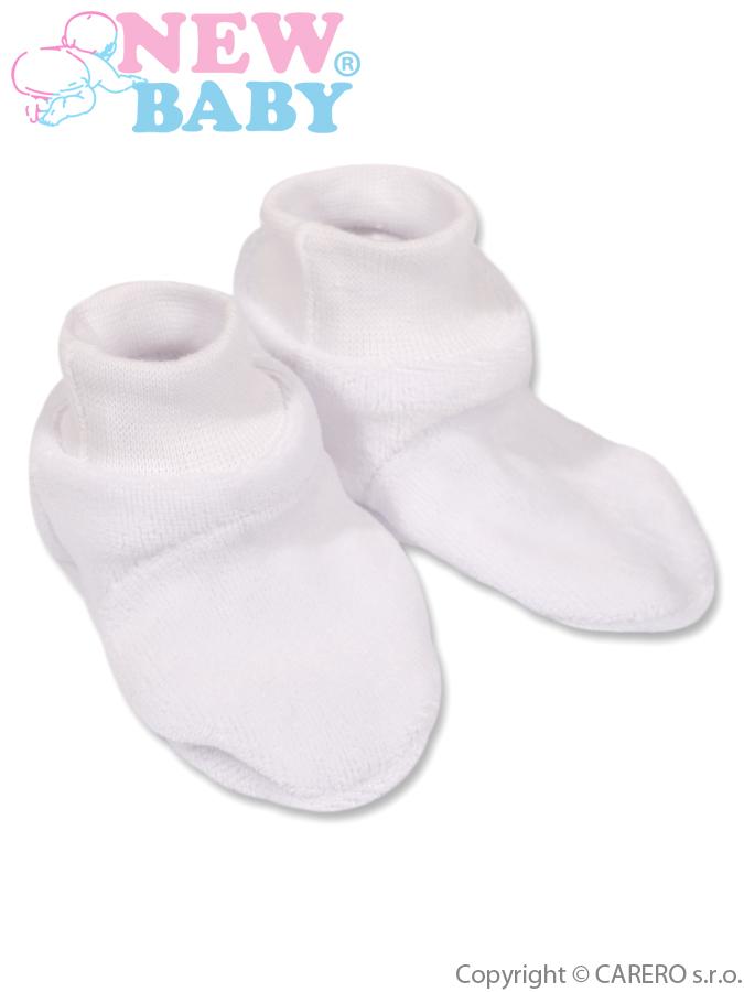 Detské papučky New Baby biele