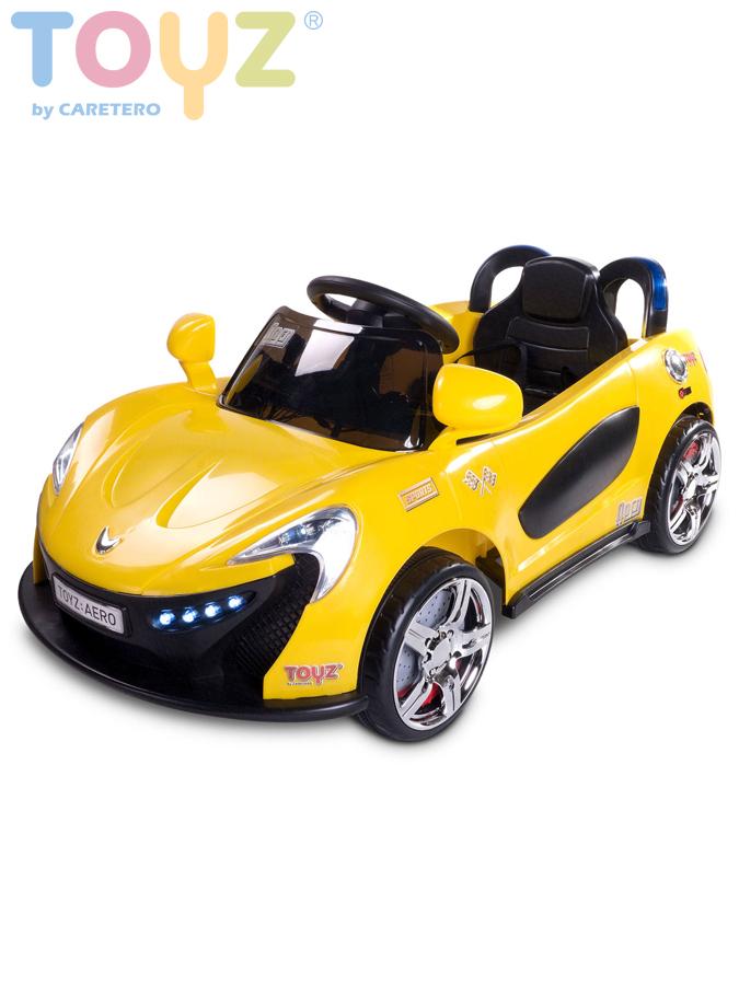 Elektrické autíčko Toyz Aero - 2 motory a 2 rýchlosti žlté