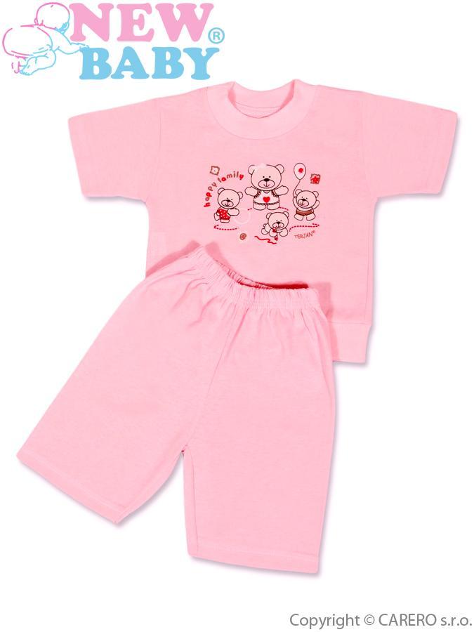 Detské letné pyžamo New Baby ružové