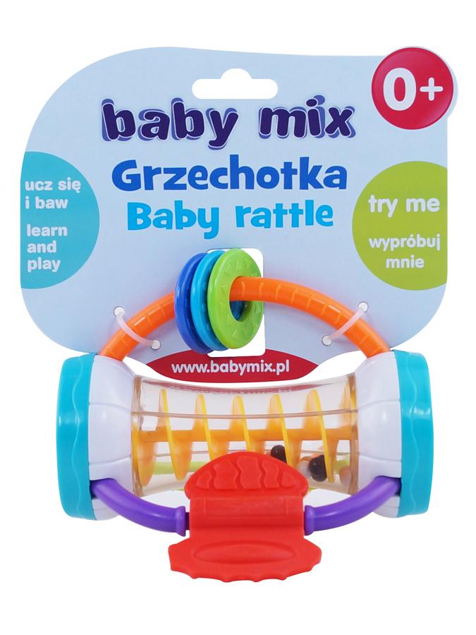 Detské hrkálka Baby Mix farebný valec