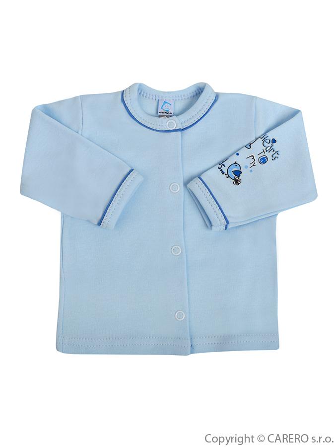 Dojčenský kabátik Bobas Fashion Benjamin modrý