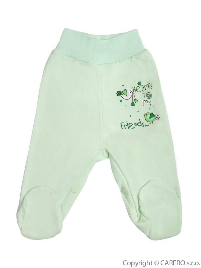 Dojčenské polodupačky Bobas Fashion Benjamin zelené