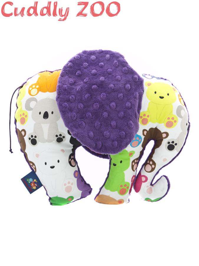 Detská hračka Cuddly Zoo Slon fialová
