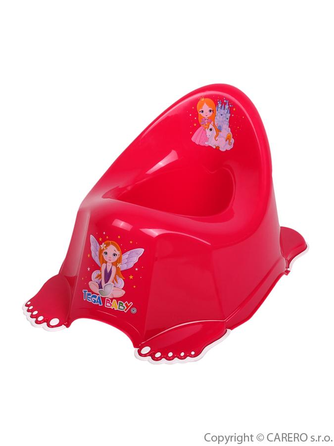 Hrajúci detský nočník protišmykový Malá Princezná ružový