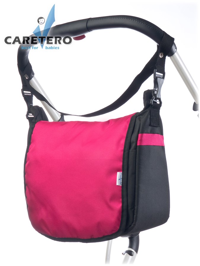 Taška na kočík CARETERO - raspberry