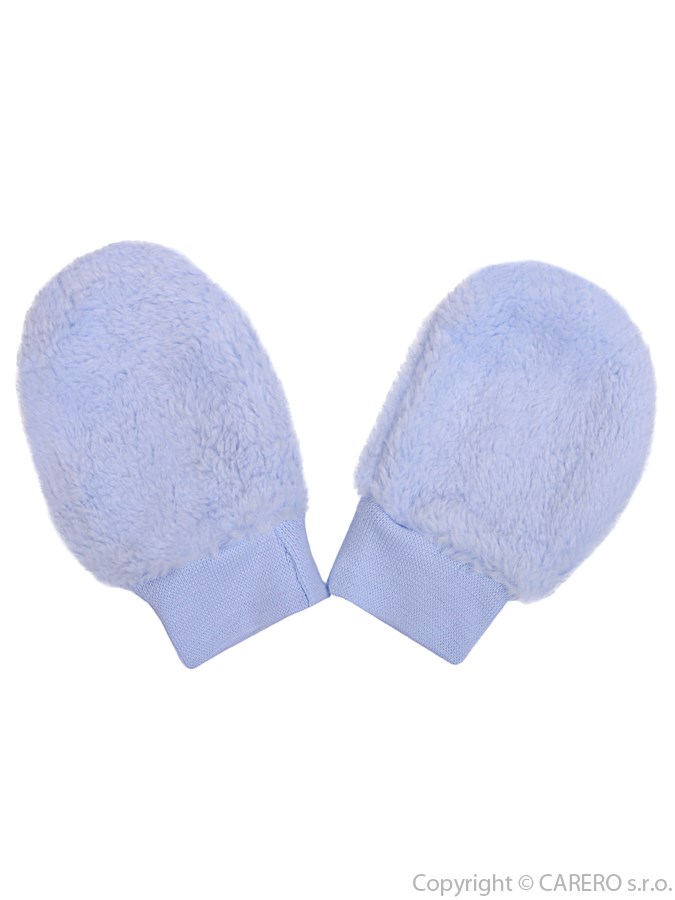 Fleecové rukavičky Baby Service modré