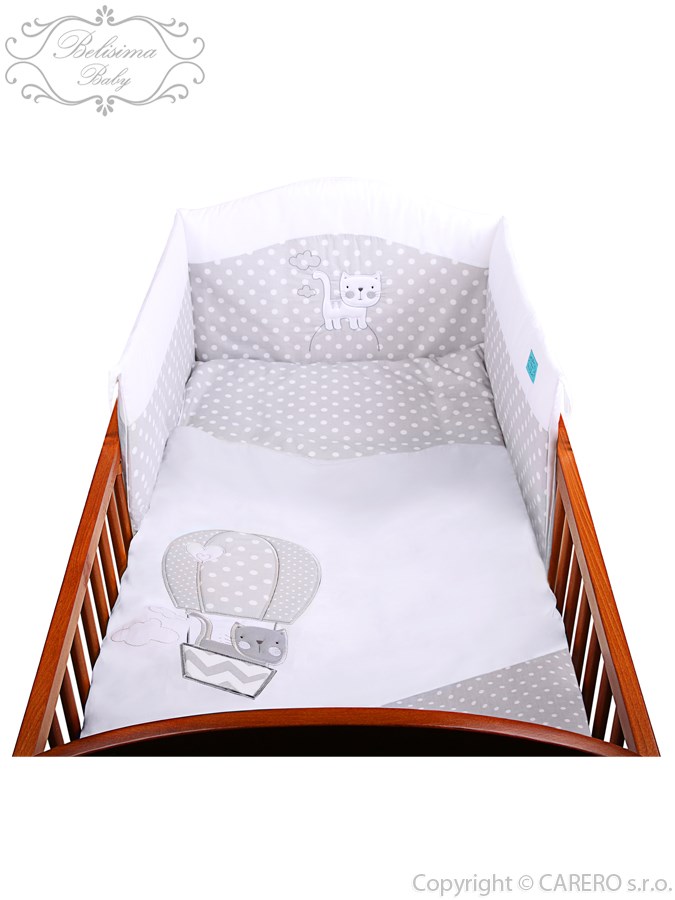 3-dielne posteľné obliečky Belisima Balón 100x135 biele