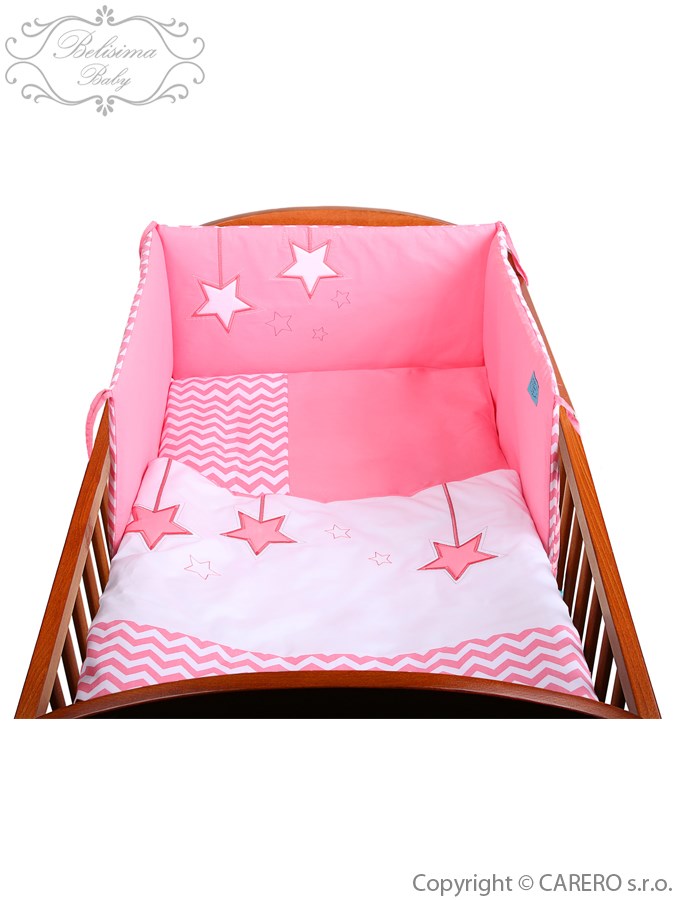 2-dielne posteľné obliečky Belisima Hviezdička 100x135 ružové